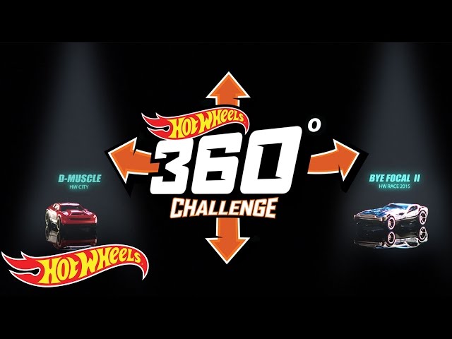 Hot Wheels 360° Challenge #12: D-Muscle™ vs. Bye Focal II™ | @HotWheels