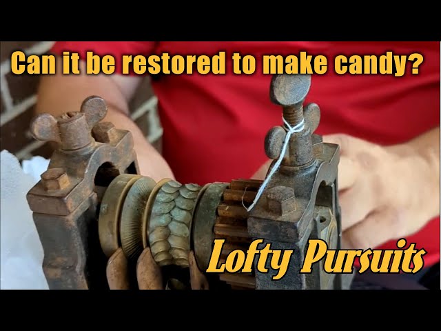 Restoring a 100 year old machine to make candy for the first time in a century! Ep194