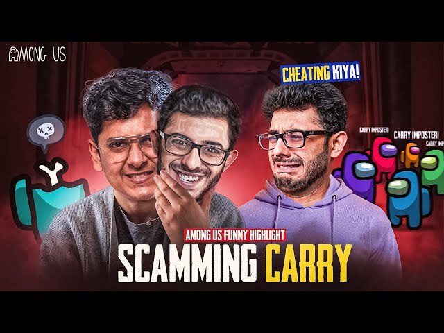 Mortal Became CarryMinati & Stabbed Him in Among Us😂