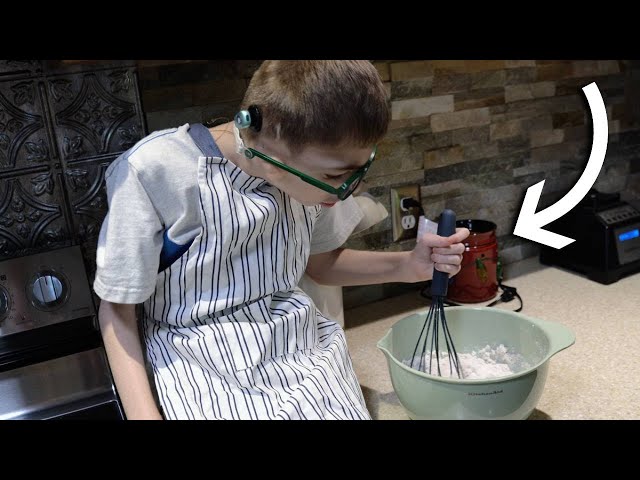 9 Year Old Makes Muffins