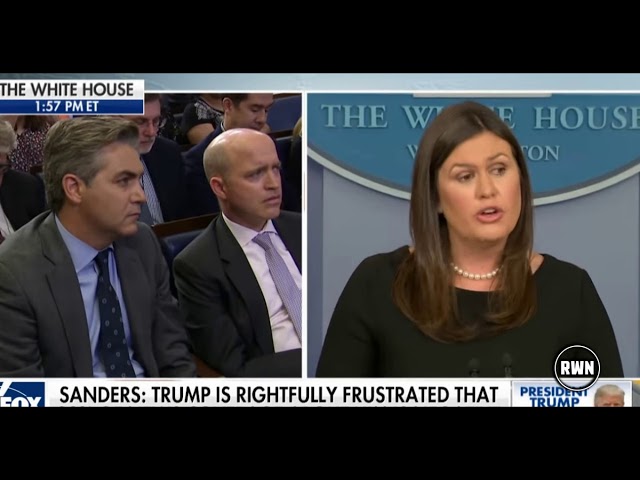 CNN’s Acosta Demands Sanders’ Praise – She Slaps Him With Cold Reality Check Instead