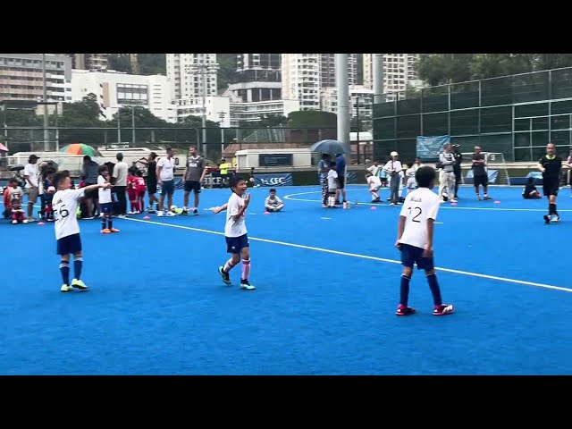 HKFC1 (white) VS SDFC (grey) 2:0 - HKFC Junior Soccer 7s Champ U9