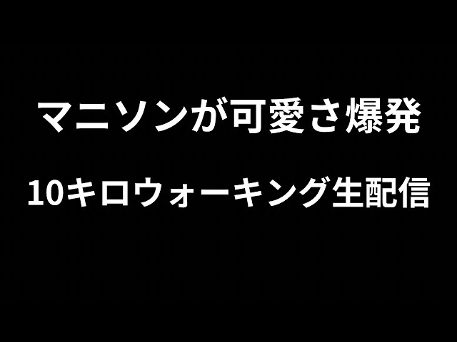 きょうはマニソンが可愛さ爆発１０キロウォーキング