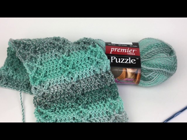 Rustic Diamond Crochet Scarf - free pattern!