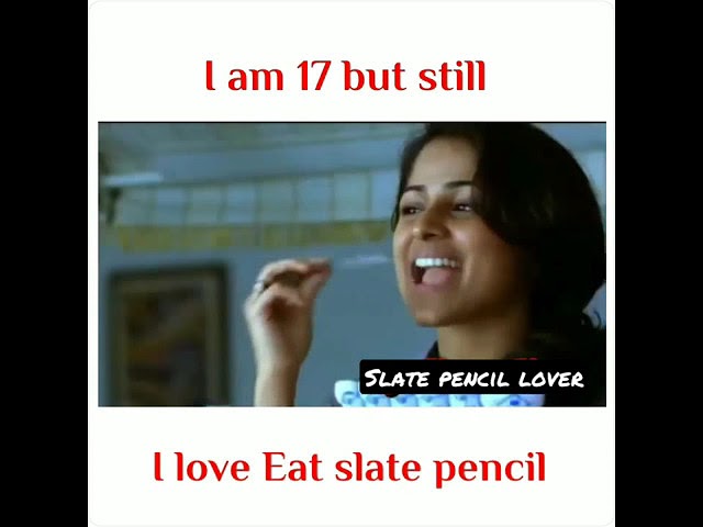 slate pencil lovers 😍😋😜#slatepencileating #slatecrunch #shorts