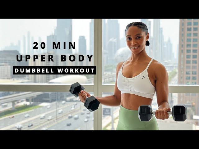 20 min Upper Body Dumbbell Workout (Strength & Tone)🔥