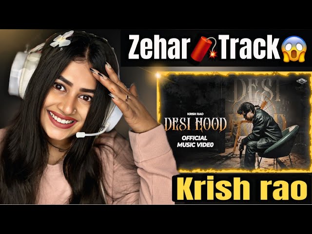 Desi Hood - Krish Rao (Music Video) | Gully Gang Records | Latest Haryanvi Song 2024