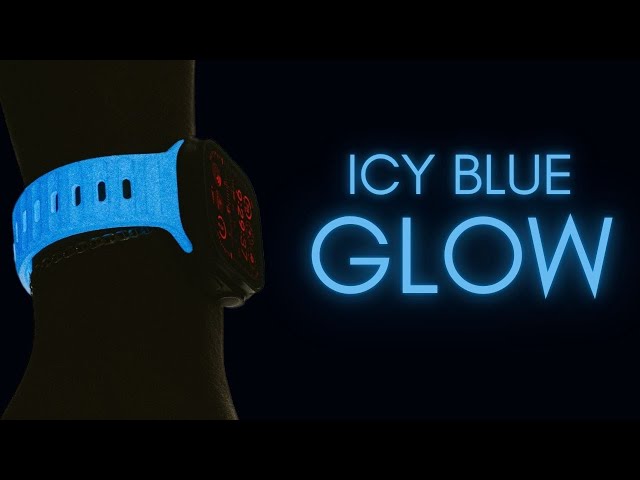 IS THIS THE BEST SPORT BAND?? Nomad Icy Blue GLOW!