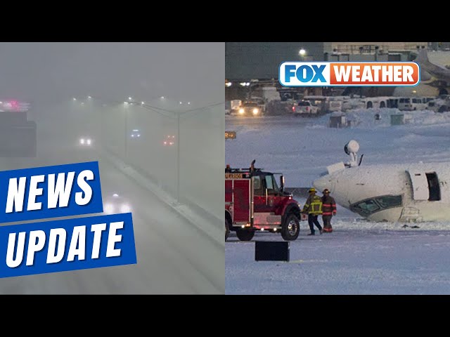 Fox News Host Bill Hemmer Discusses Winter Storm, Plane Crash On FOX Weather