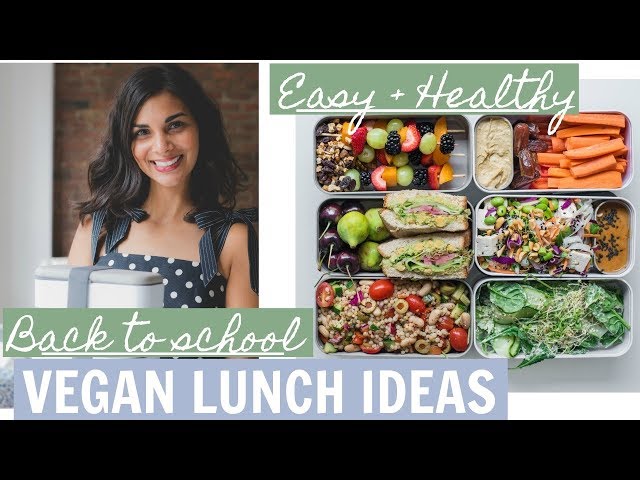 EASY VEGAN LUNCH IDEAS | bento box lunch ideas | healthy & quick