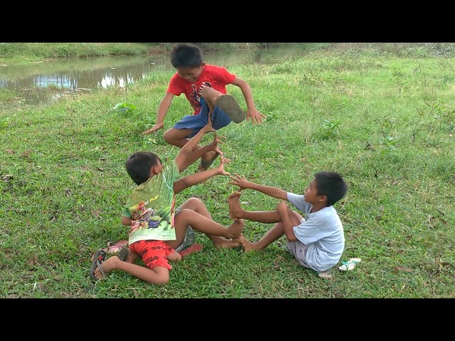 "Luksong Tinik" Traditional Filipino Game in the Philippines (Larong Pinoy / Batang Pinoy)