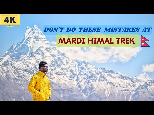 Mardi Himal Trek In 3 days|Top 5 Mistakes We Did At Mardi Himal Nepal|Badaldanda Stay|Annapurna Site