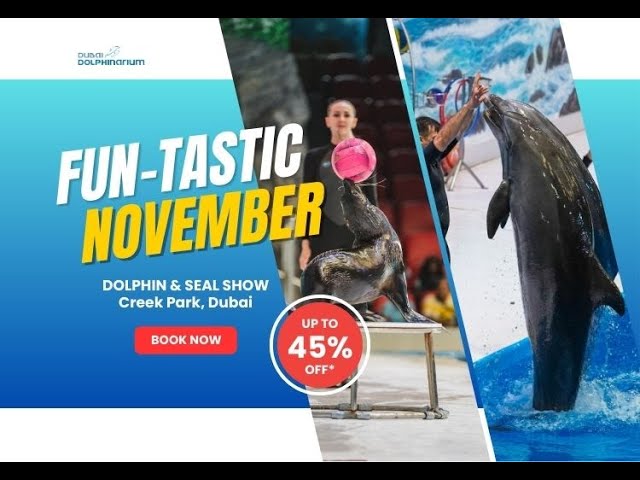 Fun-tastic November | Up to 45% Off on Tickets | Dubai Dolphin Show