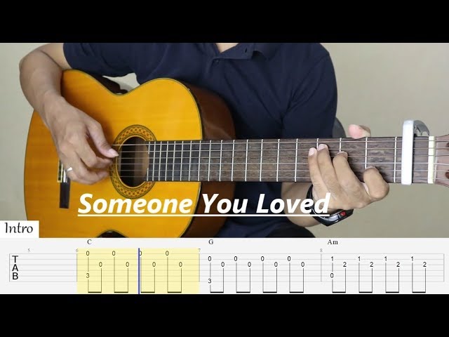 SOMEONE YOU LOVED - Lewis capaldi - Fingerstyle Guitar (TAB)