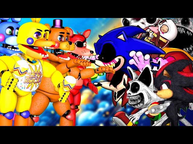 [SFM FNaF] Rockstar vs Zoonamly & Sonic the Hedgehog 3 Movie Characters