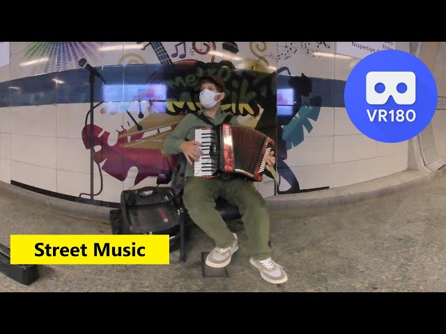 Vr180 3D Street Music 28-2 / Levent Metro / Beşiktaş/ Serkan Aydın