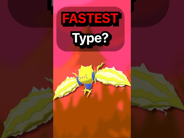 What is the FASTEST Type in Pokemon? #pokemon #shorts