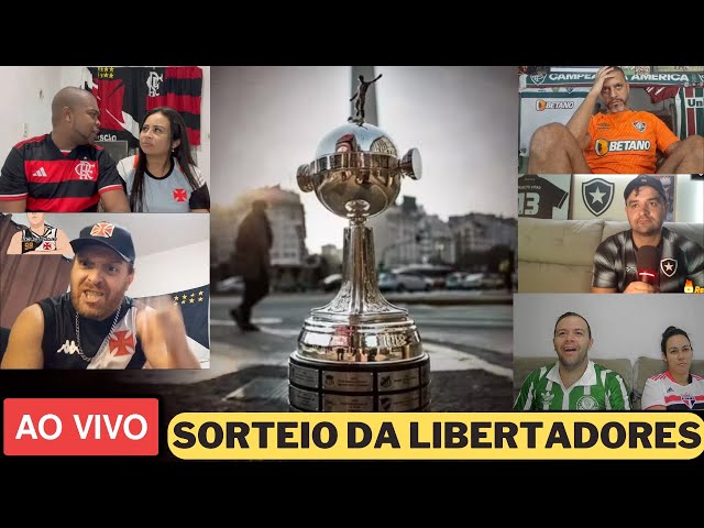 LIVE COM RIVAIS- AO VIVO | SORTEIO - FASE DE GRUPOS | CONMEBOL LIBERTADORES 2024