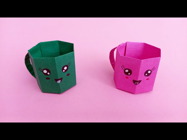 How to make an origami paper cup | easy origami paper cup | Origami for kids