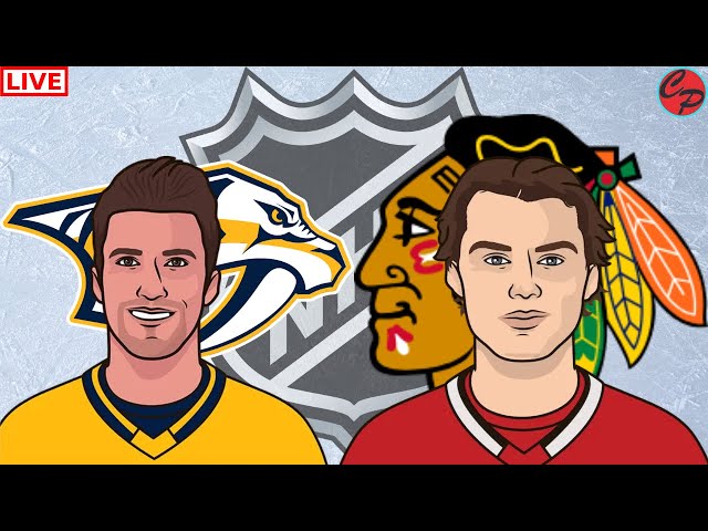 Nashville Predators vs Chicago Blackhawks NHL Hockey Live Game Cast & Audio