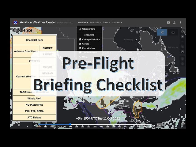 AviationWeather.gov - FAA Preflight Briefing