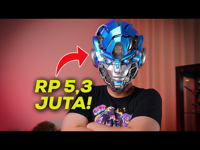 HELM TRANSFORMERS MIRAGE INI MULUTNYA BISA GERAK & NGOMONG! 🤯🔥