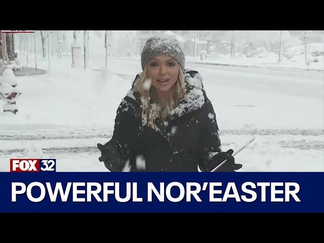 Nor'easter dumps snow across the East Coast