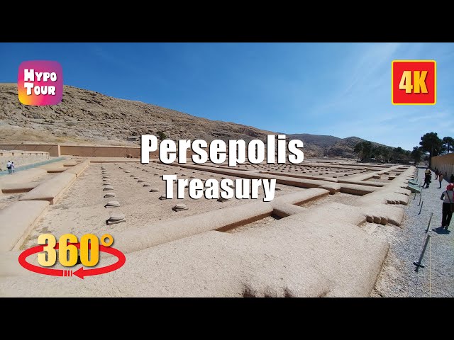 Persepolis (TAKHT-E JAMSHID), Treasury / Khazaneh E Shahi 360° 4K