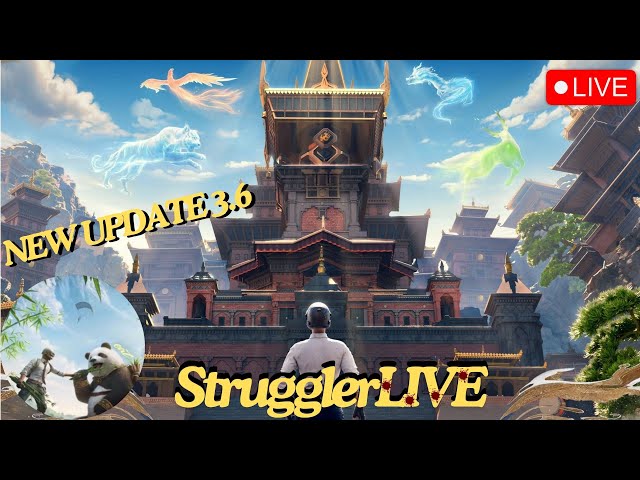 StrugglerLive 🔥 BGMI 3.6 Update LIVE Rewards & Intense Gameplay #shorts #pubg #pubg #gamingcommunity