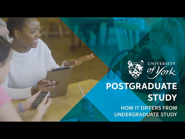 How does postgraduate study differ to undergraduate study?