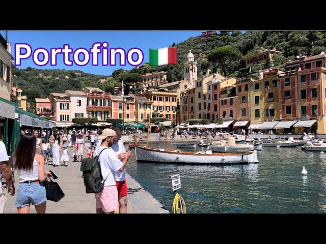 Portofino Italy 🇮🇹  Walking Tour July 4, 2024 (4K 60FPS) HD