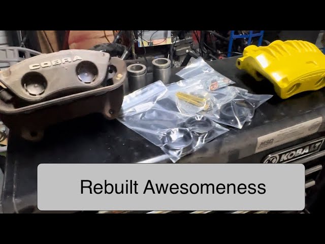 Rebuilding Mustang Cobra Brake Calipers. Easy Project!