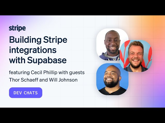 Building Stripe integrations with Supabase