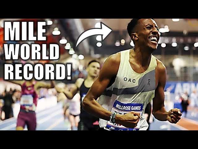 Yared Nuguse Breaks 1 Mile World Record At 2025 Millrose Games