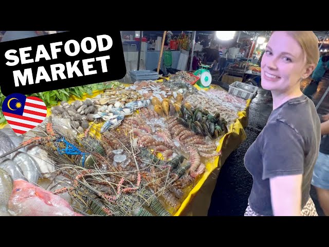 Night Market & SEAFOOD FEAST in Kota Kinabalu Malaysia