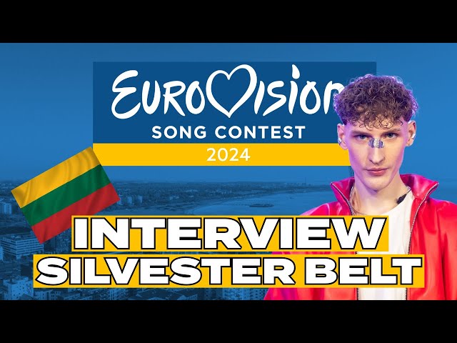 #Eurovision2024: Interviewing Silvester Belt [Lithuania's Rep]