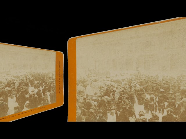 Great Market Day, Quebec 1888 (VR 3D still-image)