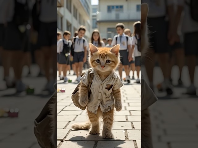 Poor Kitten Gets Bullied for Wearing a Torn Shirt – Heartbreaking Story