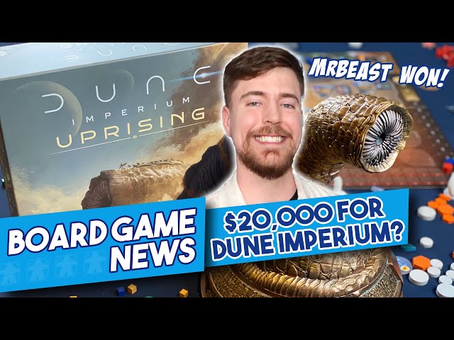 MrBeast Wins Dune Imperium: Uprising Tournament - Board Game News!