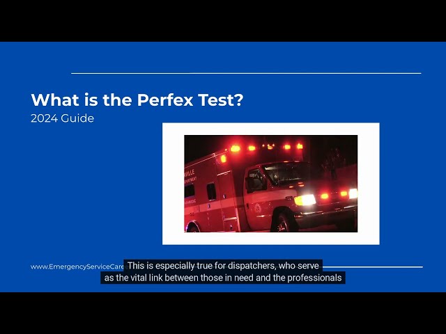 What is the Perfex Test?  2024 Edition