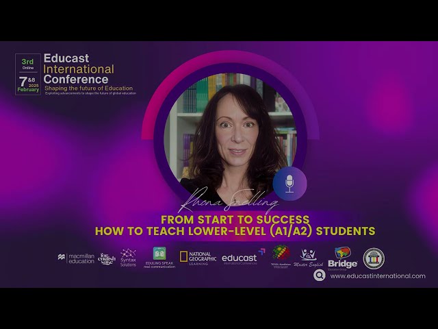 Rhona Snelling - From start to success: How to teach Lower-level (a1/a2) students