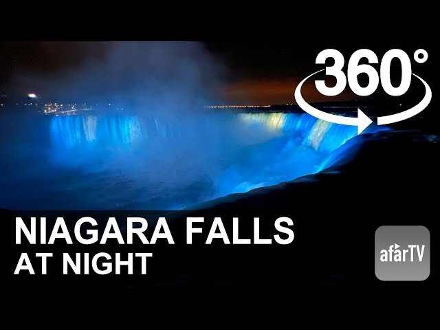 VR 360° -  Niagara Falls at Night