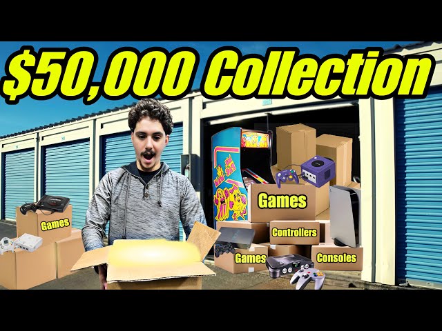 We Spent $12,500 On INSANE Video Game Storage Unit