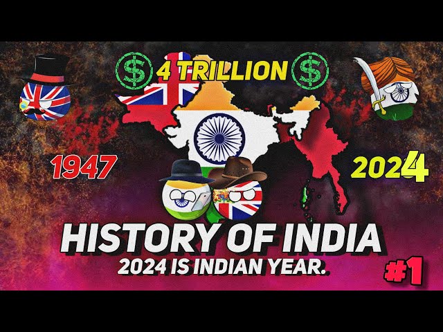 HISTORY OF INDIA🔥(1947- 2024) || 2024 IS INDIAN YEAR || INTENSE STORY💯 || NUTSHELL || PART-1