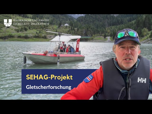 Forschung auf dem Gletschersee