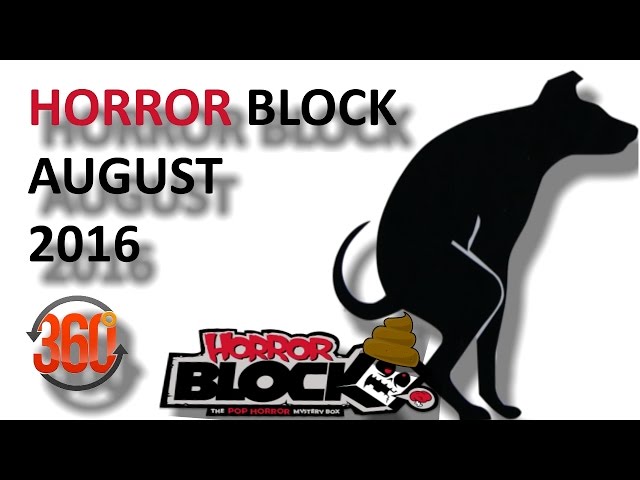 HORROR BLOCK AUGUST 2016 UNBOXING & GOD IT SUX