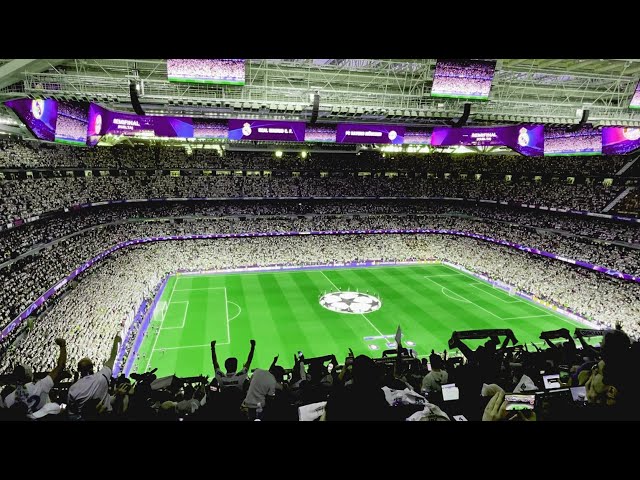 80.000 Madridistas singing HALA MADRID Y NADA MÁS in Bernabéu • REAL MADRID - FC BAYERN MUNICH