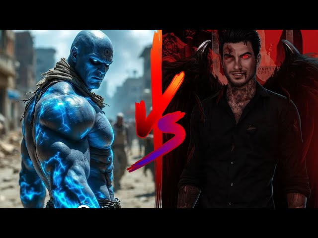 Dr Manhattan Takes On Lucifer Morningstar In Battle