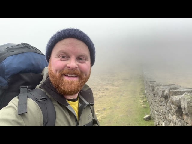 Hiking in the Mourne mountains for landscape photography