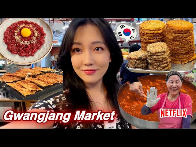 a cool girl's guide to GWANGJANG MARKET! best street food in Seoul 🇰🇷